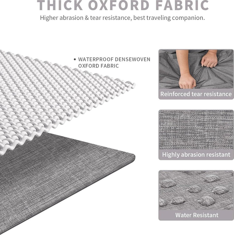 Lichtgewicht opvouwbare reistas Grote sporttas Dames Heren met schoenenvak Reistas Sporttas voor reizen Gym Vakantie Overnachting, B Grijs, reistas