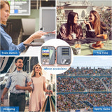 Paspoorttas Paspoorthoes Familiereisportemonnee Waterdichte reisorganisator voor opslag Creditcards ID Instapkaarten Tickets, roze, Klassiek