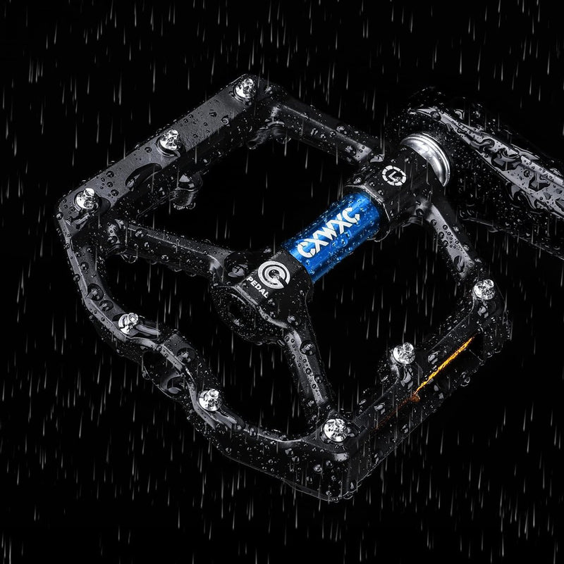 Fietspedalen met reflectoren, MTB-pedalen, aluminiumlegering, 3 afgedichte pedalen, antislip, racefietspedalen, 9/16 kubusfiets voor mountainbike, racefiets