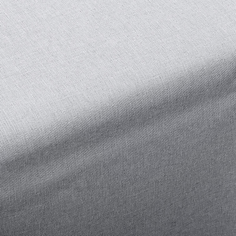 Tafelkleed in linnenlook, onderhoudsarm, afwasbaar, vuilafstotend, in diverse kleuren en maten, lichtgrijs, rechthoekig 130 x 220 cm