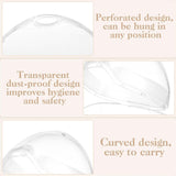 5 stuks fopspeendozen voor onderweg, 2 stuks siliconen fopspeen-opbergdozen en 3 stuks transparant plastic fopspeendozen voor baby's, meisjes en jongens (bruin + donkergrijs)