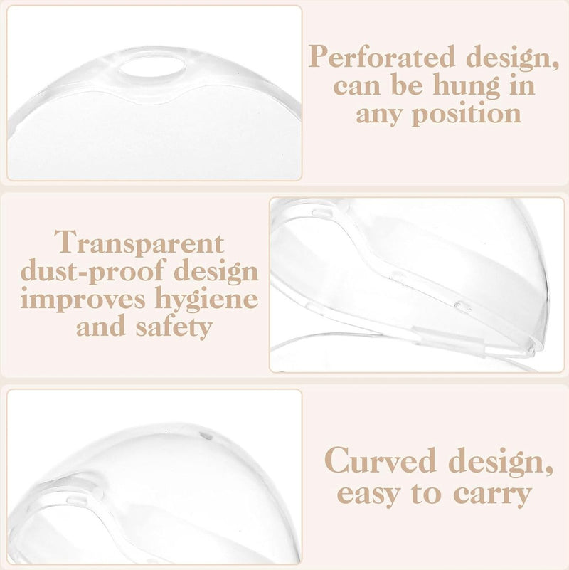 5 stuks fopspeendozen voor onderweg, 2 stuks siliconen fopspeen-opbergdozen en 3 stuks transparant plastic fopspeendozen voor baby's, meisjes en jongens (bruin + donkergrijs)