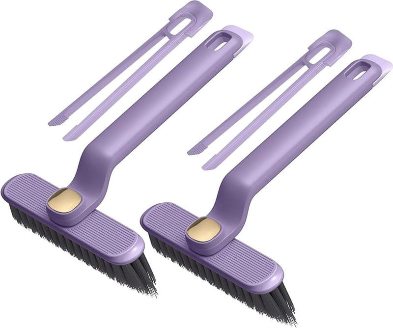 2 stuks voegenborstel voor badkamer, voegenreinigingsborstel, hoekreinigingsborstel, harde borstels, spleetreinigingsborstel, raamgroeven, reinigingsborstel, reiniging voor badkamer, keuken