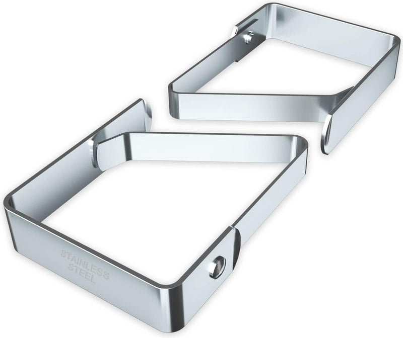 4 stuks grote tafelkleedklemmen roestvrij staal, tafelkleedklemmen tafelkleedklemmen tafelkleed clips - zilver, voor tafels met max. plaatdikte van 5 cm (7 cm x 4 stuks)