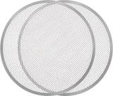 ronde pizzaplaat van 38 cm [2 stuks] - Restaurantkwaliteit, snel bakken, gelijkmatige warmteverdeling - aluminiumlegering, naadloze rand - antiaanbaklaag, roest- en BPA-vrij, ovenbestendig