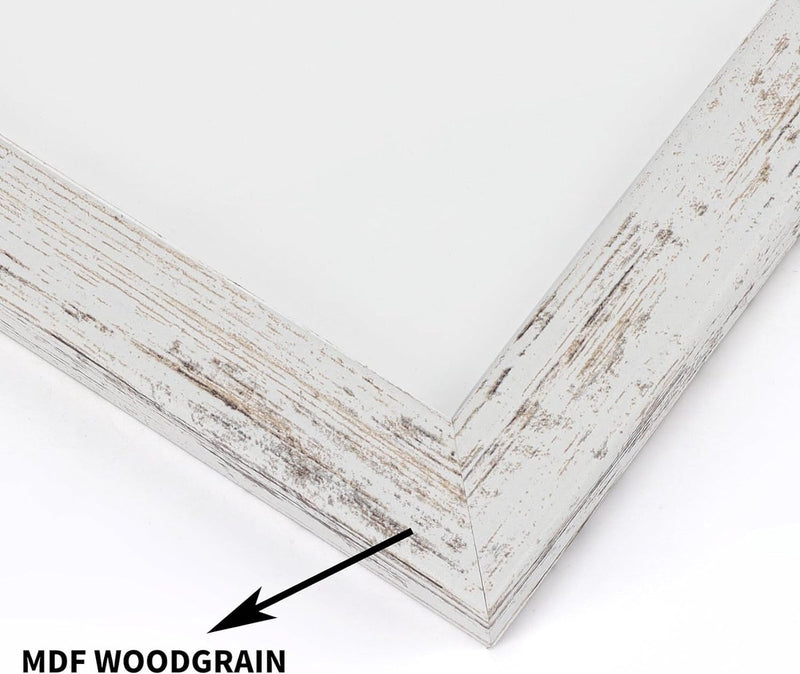 Set van 7 fotolijsten 20 x 25 cm, vintage wit, wand- en tafelfotolijst, geschikt voor gebruik in woningen, kantoren en meer