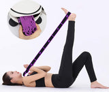 Yoga stretchband, yoga stretchband met 8 lussen yoga stretchband fitness pilates fysiotherapie stretchband voor asana's stretch stretch