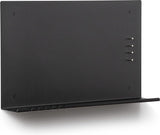 Magneetbord met magneten, sleutelorganizer, telefoonrek met houder voor kabel, 49 x 30 cm, kleur zwart