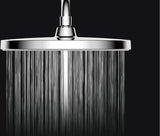 Design hoofddouche, douchekop, regendouche, ronde hoofddouche, diameter 260 mm, premium doucheset, massagedouche voor spa (chroom)