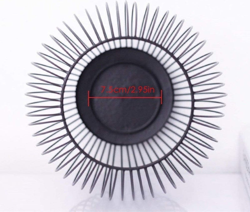 Moderne eenvoudige ijzeren kandelaar, romantische bruiloft creatieve kandelaar, romantische dinerhuisdecoratie, 14 cm x 16 cm