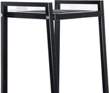 4-laags metalen planken opbergplank boekenkast staande plank 4-laags zwart 35,5 x 30 x 147 cm