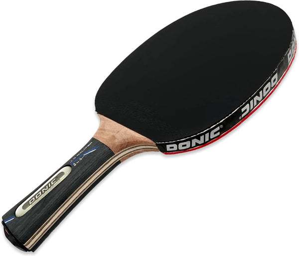 tafeltennisbatje Waldner 3000, ABP-handvat, 2,1 mm spons, koolstofhout, Liga - ITTF-coating