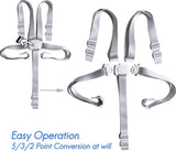 Kinderstoelveiligheidsgordels, vervangende veiligheidsgordels, 5-punts kinderveiligheidsgordels, converteerbare gordels voor kinderstoel/wandelwagen/wandelwagen