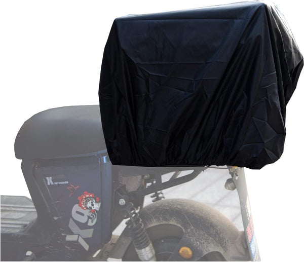 Regenhoes voor regenhoes fietsmand fietstas bagagedrager 100L waterdicht zwart