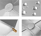 Zonbescherming UV-paraplu Opvouwbaar Handig compact 8 ribben bieden UPF 50+ bescherming en blokkeren effectief 99% van de UVA-UVB-schermen voor wandelen, backpacken, strand, groen