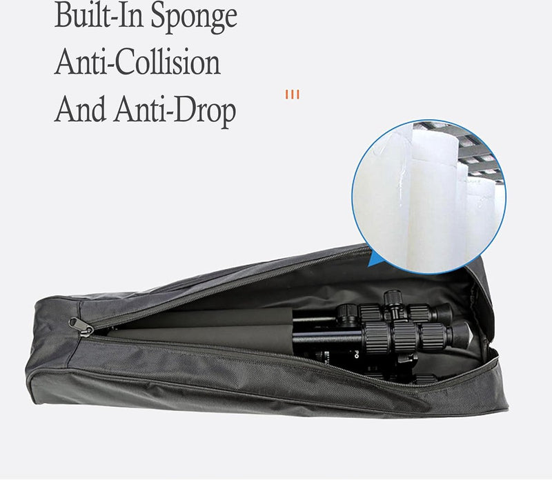 Statief draagtas, statieftas, met riem, gevoerd, waterdicht, lichtstatief, draagtas, Oxford-stof, tripod tas voor fotografie, flitslichtstandaard, standaard, monopod, 80 cm, Type 2