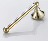 Toiletrolhouder zonder deksel Messing Badkamer Toiletrolhouder Wandmontage Gepolijst Goud