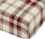 Beddengoed, Hoeslaken, Katoen, Rood, 200x180x1 cm