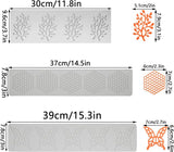3 stuks puntvormige matte siliconen vormen, fondant, boomblad, kanten fondant-vormen voor suiker, kinderen