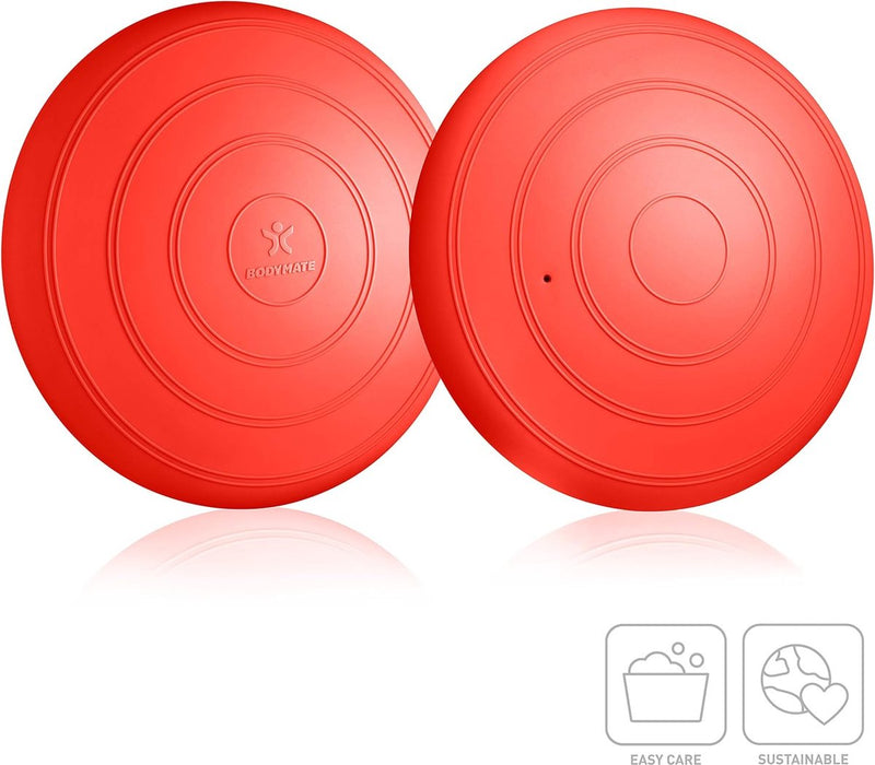 Comfort Balkussen, inclusief pomp; diameter: 33 cm; met noppen; balanskussen geschikt voor fitnesstraining, revalidatie, houdingscorrectie en evenwichtsoefeningen.