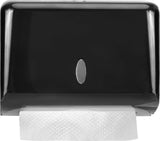 Papieren handdoekdispenser zonder boren, badkamerpapierdispenser, handdoekdispenser, wandgemonteerde handdoekdispenser voor C-, Z- of vouwpapierhanddoeken