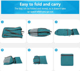 Lichte opvouwbare rugzak, 18 l, wandelrugzak, Oxford-stof, waterafstotend, dagrugzak, campingrugzak voor mannen en vrouwen, outdoorsport, reizen, wandelen, wandelen