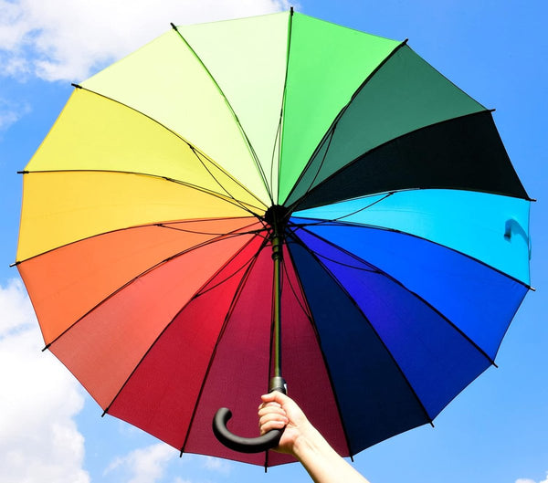 Reg XL 120 zwart 3, Regenboogkleuren