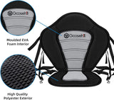 SUP-zitting, afneembare kajakzitting voor stand-up paddling board, comfortabele en eenvoudige installatie, veelzijdig aanpasbaar aan SUP, sit-on-top kajaks