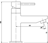 Badkamer koud water staande kraan kraan badkranen armaturen met aansluitslang (enkele hendel)