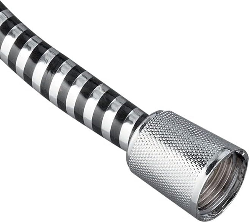 Zèbre doucheslang, PVC-kunststof, 1,5 m, verchroomd