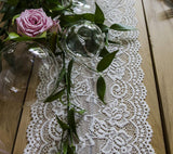 Rand Kanten Rand Decoratieve Strikjes - Wit Gebroken Wit, 0,15 x 9 m