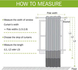 gordijnen keuken modern lusgordijn set van 2 H 145 x B 140 cm raamgordijnen met lussen gordijn ondoorzichtig keukengordijnen black-out Curtain, lichtbeige