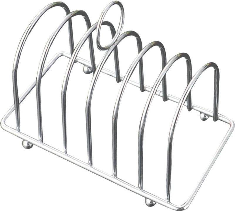 Broodstandaard Huishoudelijk gereedschap Vlechtgereedschap Roestvrijstalen luchtfriteuse Toaststandaard Roestvrijstalen metalen broodstandaard Heteluchtfriteusestandaard Tafeltoasthouder voor