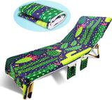 Microvezel strandlaken voor zonnebed, strandhanddoek, sneldrogend, voor strandstoel, tuinligstoel, strandstoelhoes voor zwembaden, stranden, tuinhotels