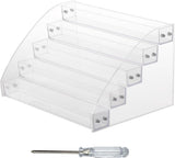 5 lagen acryl nagellak organisator houder, transparante nagellak opslag, nagellak plank voor badkamer, cosmetische opslag