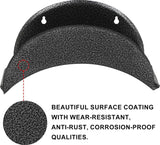 Slanghanger van hardstaal, 2 stuks wandhouder (tuinslanghouder, autoslang en koordhanger, versteviging, tuinslangrek met schroeven en expansiebouten