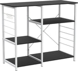 Keukenplank Opbergrek Keukeneiland Keuken Oven Keukenkast Bakkersrek Opbergwagen Organizer Multifunctioneel Opbergrek 90 x 40 x 83 cm