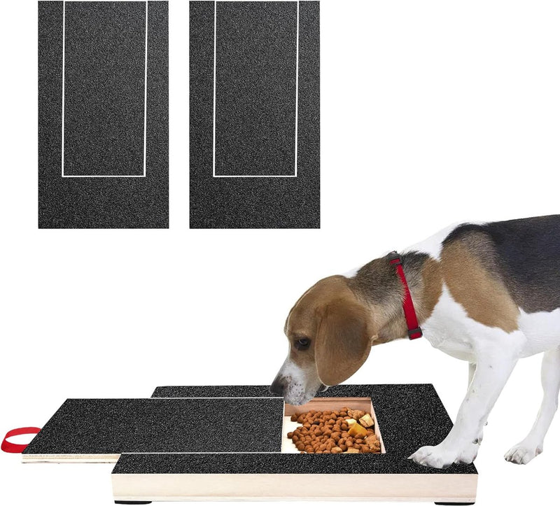 Krabplank voor honden, krabplank voor hondennagels met geïntegreerde traktatiedoos Schuurpapier Multifunctioneel stressvrij krabkussen voor honden voor nagelverzorging van huisdieren Schuren