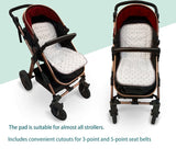Zacht en omkeerbaar baby puur katoen kinderwagen autostoel liner Pram Insert Portable luierkussen, Universal Cover kinderwagen grootte 32x80 cm kussen voor kinderen