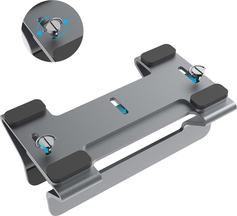 Aluminium verticale laptopstandaardhouder Dock, rechtopstaande opslag, verstelbare sleufbreedte 10 ~ 30 mm, geschikt voor alle MacBook en laptop, 2023-versie