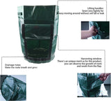 Aardappelkweekzak, 35 x 45 cm, duurzame stof, 10 liter plantenpotten met klep en handvat, 55 liter, 2 stuks