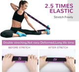 Yoga stretchband, yoga stretchband met 8 lussen yoga stretchband fitness pilates fysiotherapie stretchband voor asana's stretch stretch
