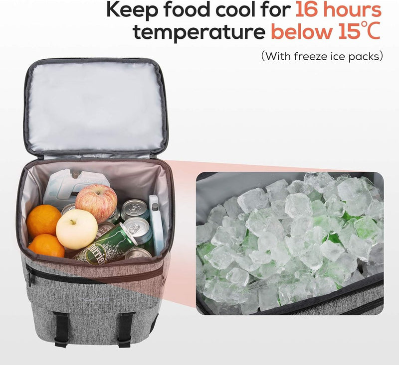 25L koelrugzak, koelrugzak, koeltas, ultralichte grote koelrugzak