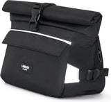 Stuurtas Zwart - 2 in 1 Fietstas & Schoudertas - Bikepacking Tas voor Voorstuur met Reflectie - Waterafstotend