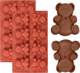 Premium siliconen bakvorm / muffinvorm voor muffins, cupcakes, cakes, pudding, ijsblokjes en gelei - broodbakvorm in beervorm voor indrukwekkende creaties, hoogwaardige siliconen cake