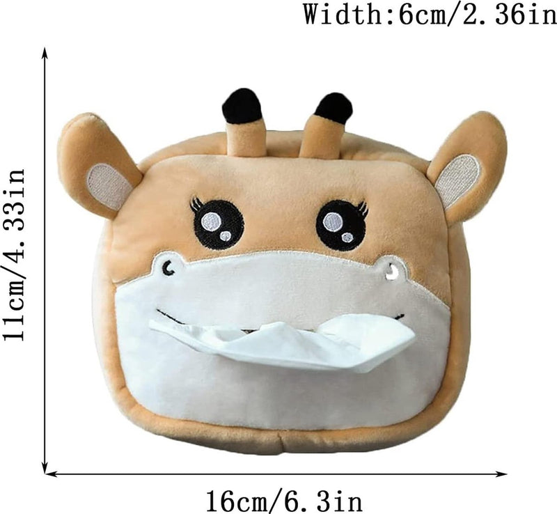 Tissuedoos voor tissues, tissuedoos van pluche, voor thuis, slaapkamer, creatieve tissuedoos, zakdoekdispenser, zakdoekhouder voor auto, voor kantoor, keuken, badkamer, woonkamer, auto enz.