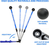 Golfswing, trainingshulp, instelbare vliegcorrector, golfswingcorrector, golfswing, trainingshulp, onderarmrotatie, ergonomische handgreep, golftrainingshulp