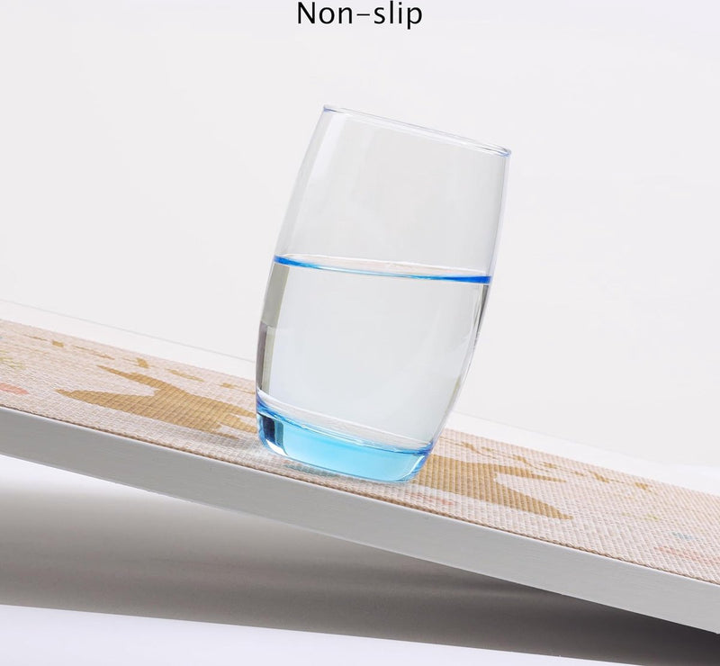 Afwasbare placemats, set van 6, paaseieren met bloemen, cartoon, konijn, tafeldecoratie Pasen, lente, banket, placemats, vakantie, party, decoratie, placemats seizoensgebonden placemats