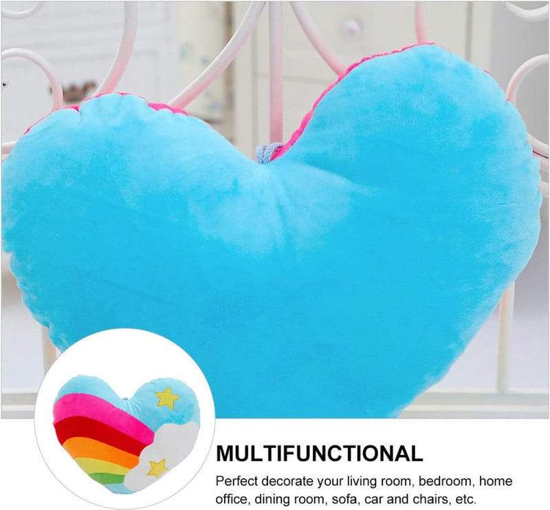 stoffen kussen hart willekeurig chique kussen woondecoratie sprei zacht cadeau decoratieve ster regenboog kamer omarmd kussen pluche Valentijnsdag voor