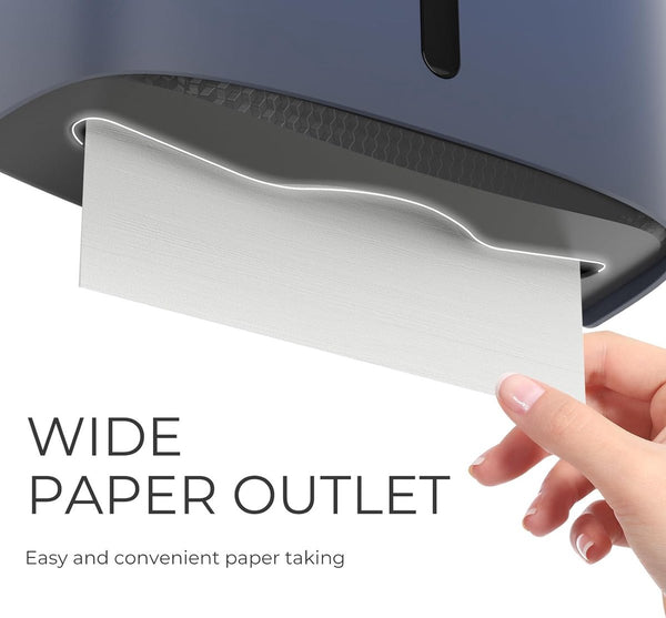 Handdoekdispenser, handdoekdispenser voor de badkamer, aan de muur, Z-gevouwen servetten en verdeelde handdoekdispenser, kan tot 200 vellen